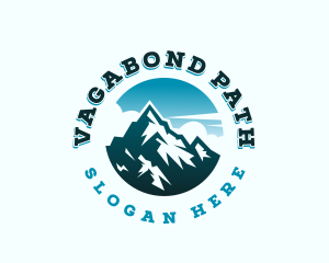 Horizon Mountain Peak logo design