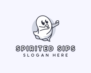 Haunted Horror Ghost logo design