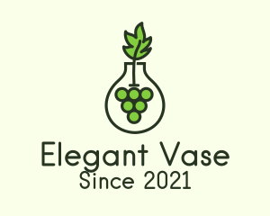 Vase Grape Leaf logo