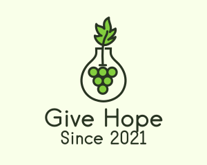 Vase Grape Leaf logo