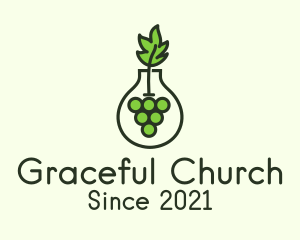 Vase Grape Leaf logo