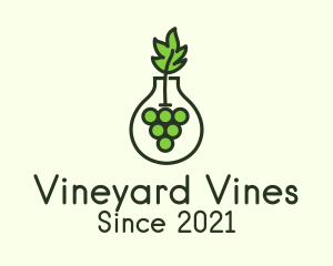 Vase Grape Leaf logo