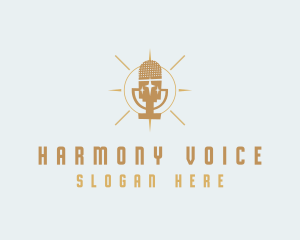 Microphone Vocalist Recording logo