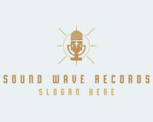 Microphone Vocalist Recording logo