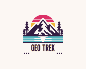 Mountain Summit Hiking logo design