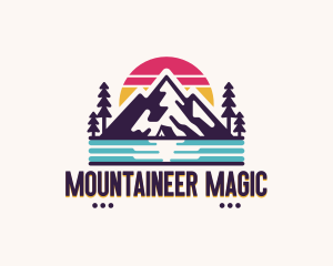 Mountain Summit Hiking logo design