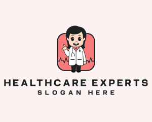 Female Physician Doctor logo design