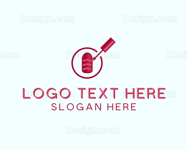 Red Nail Polish Logo