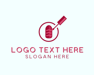 Red Nail Polish logo