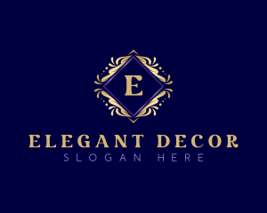 Premium Floral Decorative logo design
