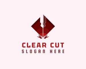 Industrial Laser Cutter logo design