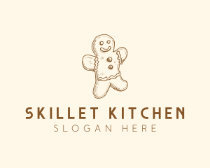 Gingerbread Cookie Baker logo design