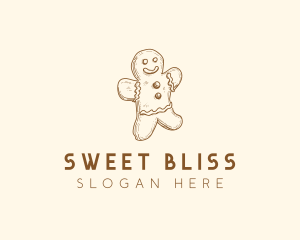 Gingerbread Cookie Baker logo design