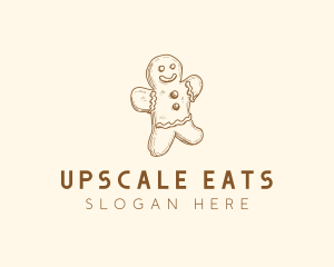 Gingerbread Cookie Baker logo design