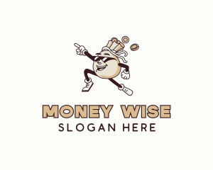 Cartoon Money Sack logo design