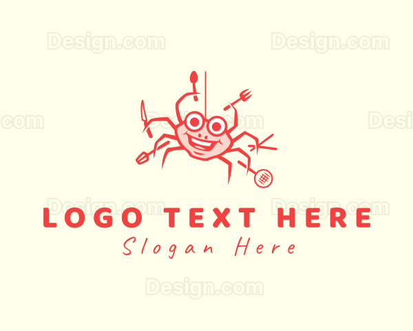 Seafood Crab Cook Logo