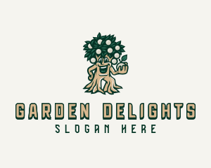 Pear Tree Garden logo design