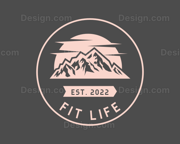 Mountain Hiking Brand Logo