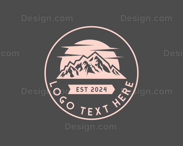 Mountain Hiking Brand Logo