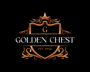 Crown Shield Elegant logo design