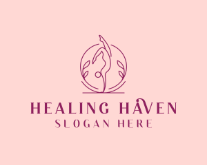 Yoga Wellness Healing logo design