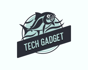 Angler Fisherman Fish Logo