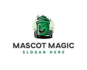 Trash garbage Junk Mascot logo