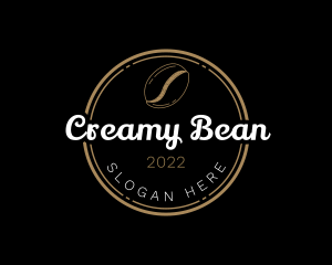 Coffee Barista Bean logo design