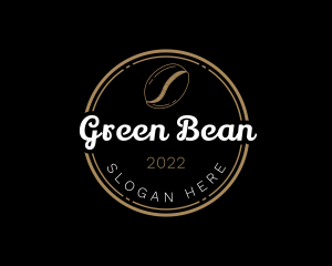 Coffee Barista Bean logo design