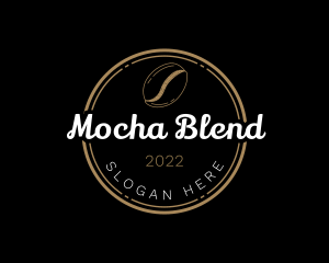 Coffee Barista Bean logo design