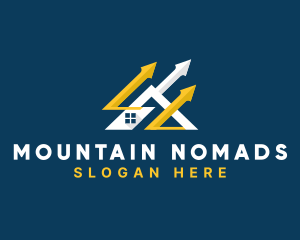 Mountain House Arrow logo design