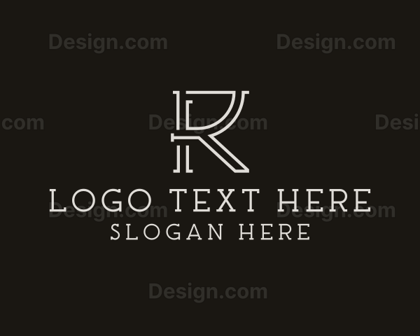 Contractor Business Letter R Logo