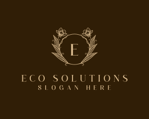 Eco Spa Wellness logo design