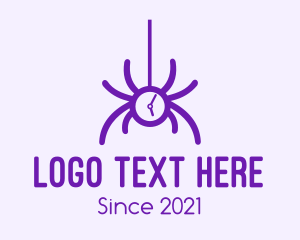 Violet Spider Clock logo