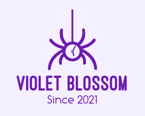 Violet Spider Clock logo