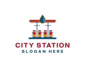 Fuel Gas Station logo design