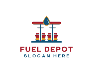 Fuel Gas Station logo design