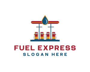 Fuel Gas Station logo design