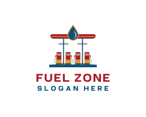 Fuel Gas Station logo design