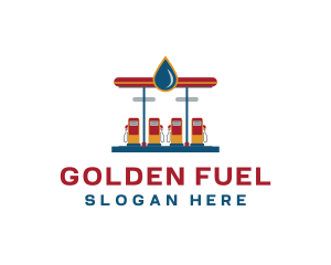 Fuel Gas Station logo design