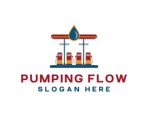 Fuel Gas Station logo design