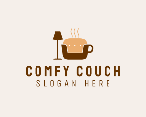 Couch Coffee Cafe logo design