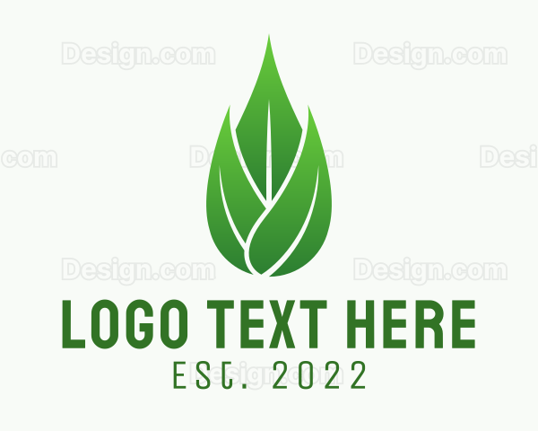 Leaf Essential Oil Logo