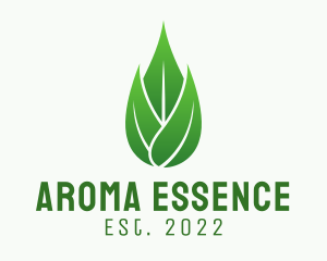 Leaf Essential Oil logo design