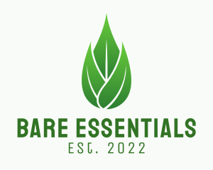 Leaf Essential Oil logo design