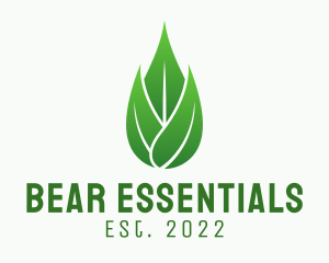 Leaf Essential Oil logo design