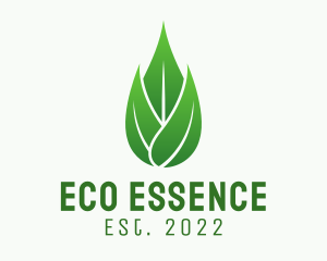 Leaf Essential Oil logo design