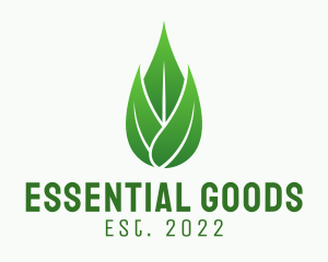 Leaf Essential Oil logo design