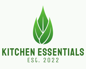 Leaf Essential Oil logo design