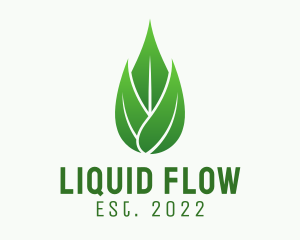 Leaf Essential Oil logo design